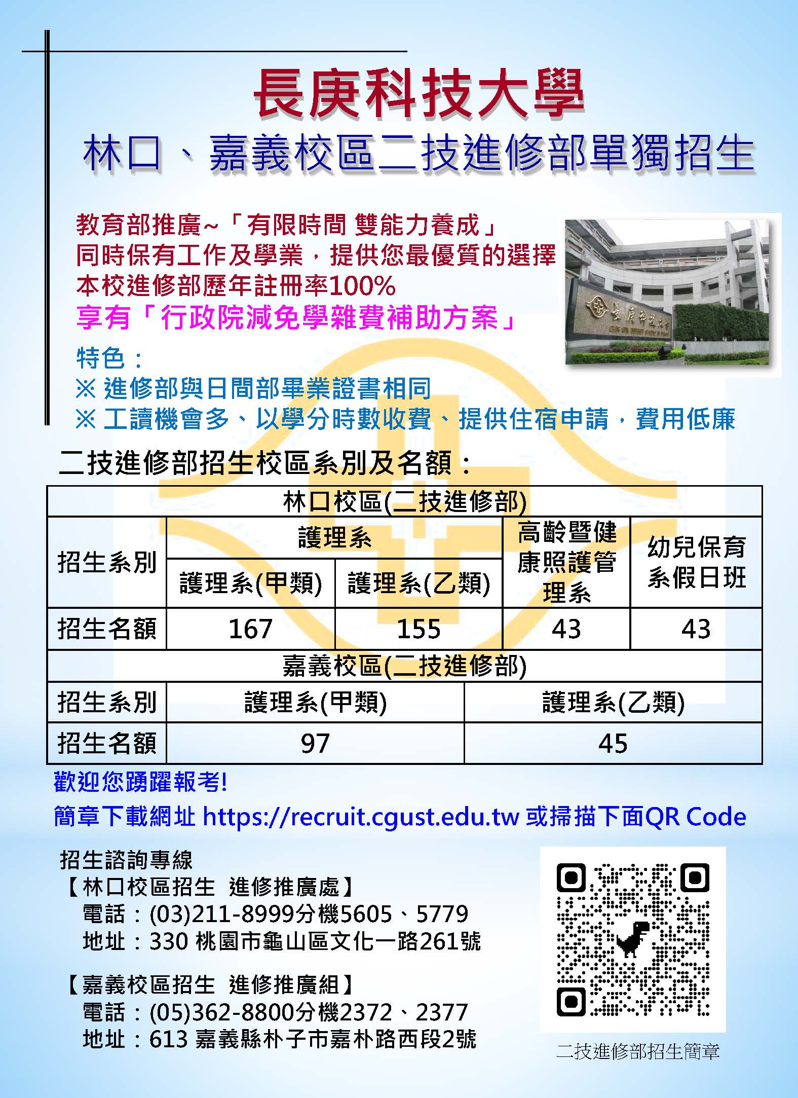 115林口二技進修部單獨招生DM